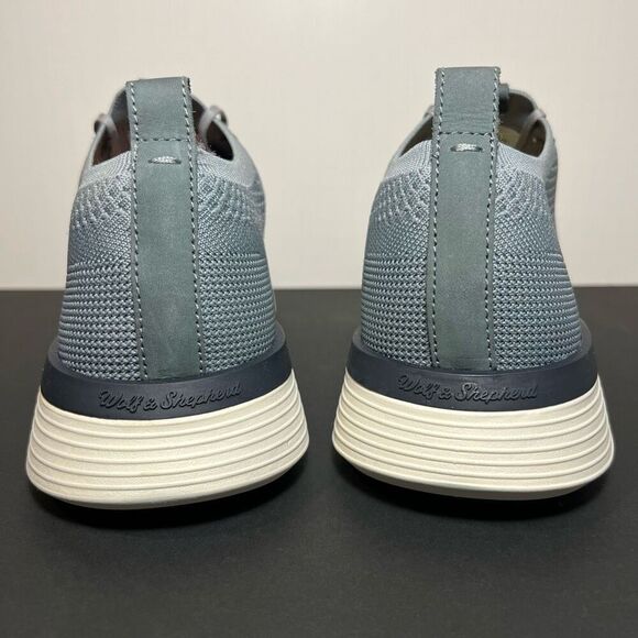 Wolf & Shepherd Swift Knit Derby – Gray/White | Size 12